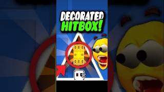 HOW TO DECORATE ACCURATE HITBOXES IN GEOMETRY DASH #geometrydash #gd #shorts #games