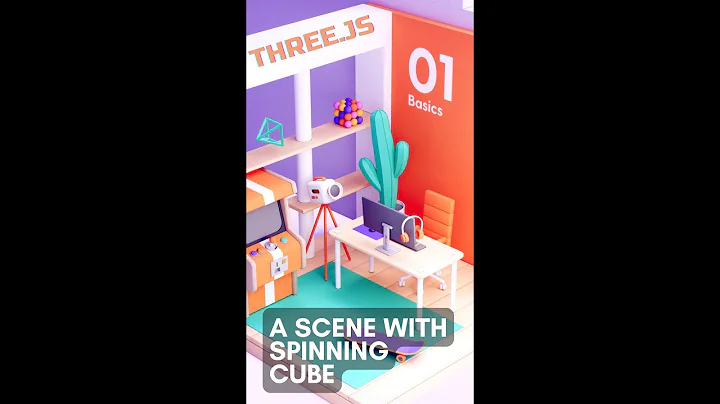 ThreeJS quick start - A scene with spinning cube