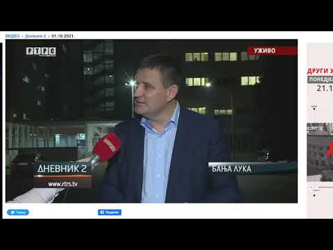 Vlado Đajić za RTRS o kiseoniku na UKC RS