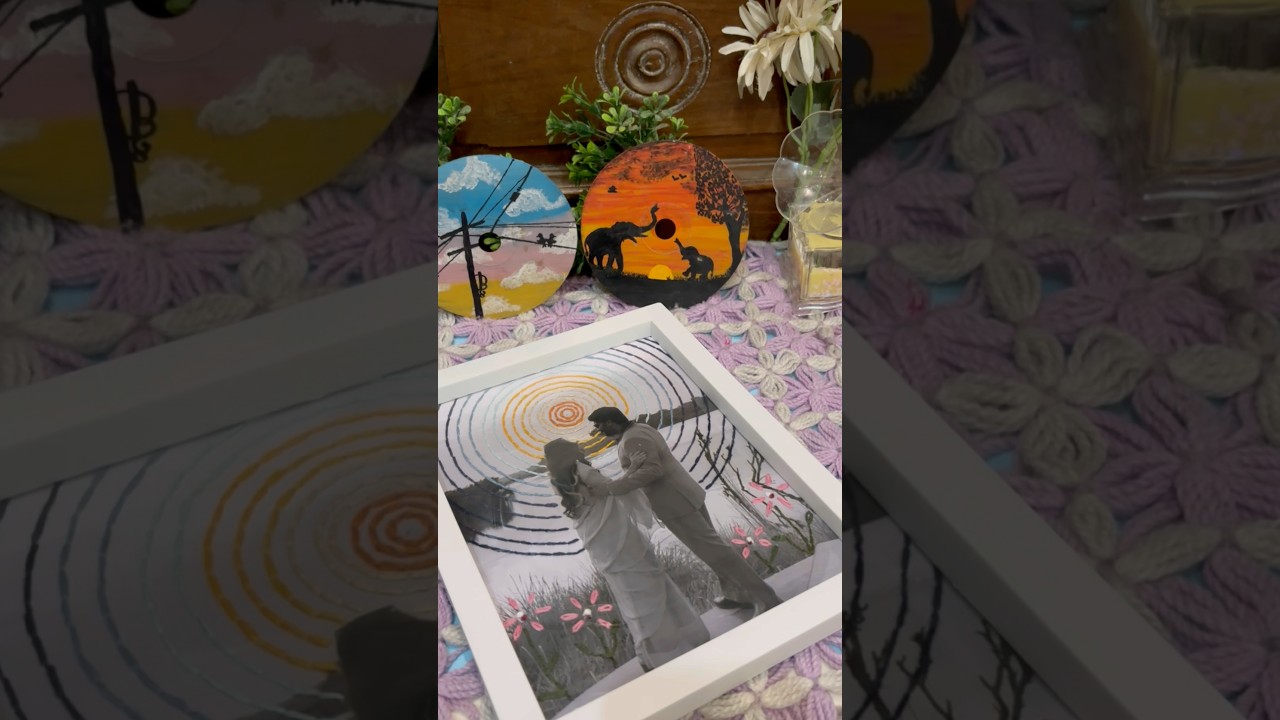 Embroidery photo frame ❤️🫶🏻