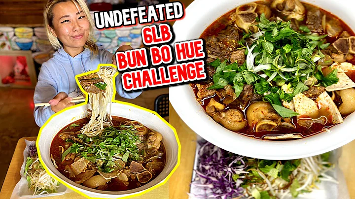 UNDEFEATED 8LB BOWL OF BUN BO HUE in Houston, TX!!...