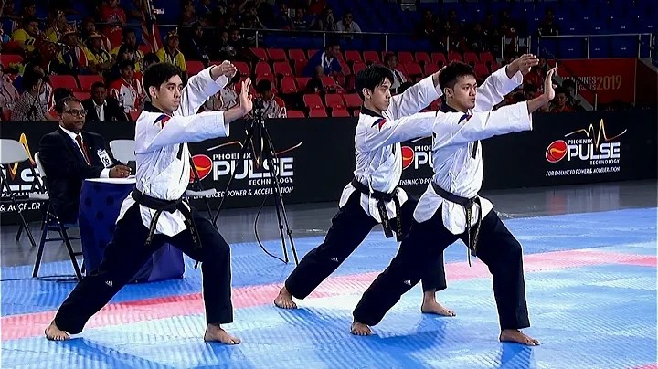 Team PH snagged the GOLD MEDAL in the recognized men's poomsae event | 2019 SEA Games