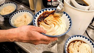 朝６時３０分から驚異的な仕込みを始める鉄人店主の1日が衝撃的すぎた丨Best Udon in Osaka