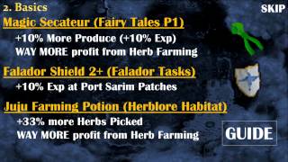 Part 1 | 1-99 Farming Guide | Fastest Runs for Herb Tree Fruit Farm Training by Idk Whats Rc