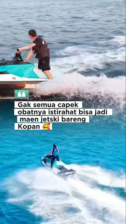 Obat Capek Maen Jetski Bareng Kopan #djpanda #pandagank #jetski