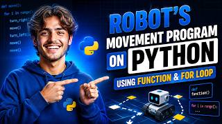 Robot Movement in Python Using Functions and For Loops
