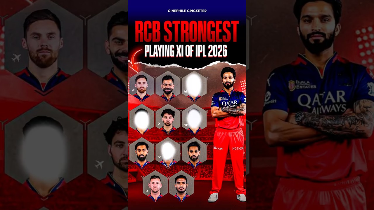 RCB Strongest Playing 11 for IPL 2026