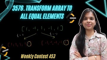 3576. Transform Array to All Equal Elements | Array | Greedy | Leetcode