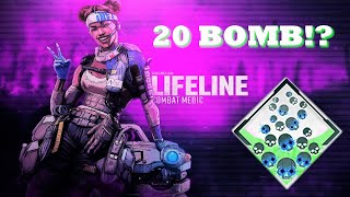 Pushing the 20 bomb badge in Apex Legends!?