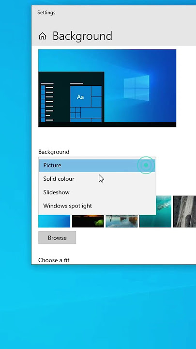 Change Wallpaper in Windows 10 PC or Laptop
