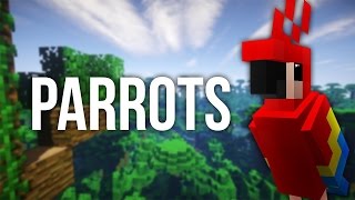 PARROTS IN MINECRAFT PE!! (Concept Feature) screenshot 3