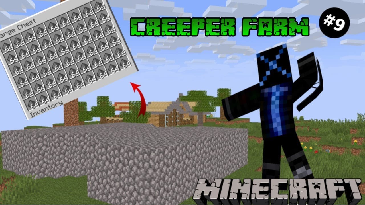 I made a creeper farm in minecraft survival I Episode No. 9 - YouTube