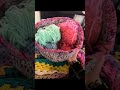 took a few years but I’m almost through the yarn stash I built as a wee lad #yarnlover #crochet