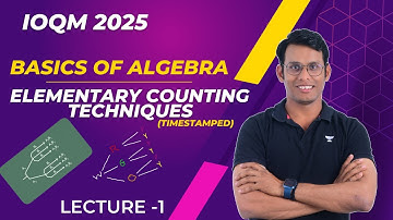 L-1 Elementary Counting Technique | Basics of Algebra | IOQM 2025 | Prashant Jain #ioqm #ioqm2025