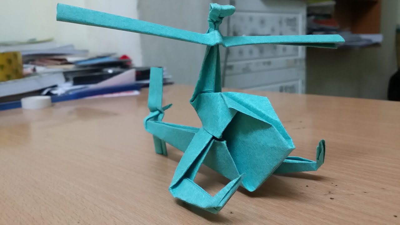 to make a paper helicopter