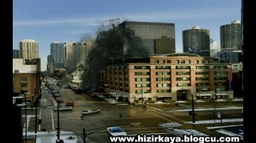 BUILDING COLLAPSE 3ds max fume fx and after effects explosion