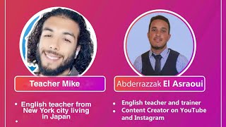 لقاء مع استاذ أمريكي // interview with Mike a teacher from the USA)