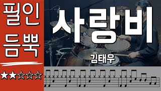 사랑비(필인듬뿍) - 김태우 DRUM COVER