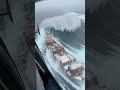 Cruise Ship vs Rogue Wave - Survival or Disaster #maritime #extreme #waves