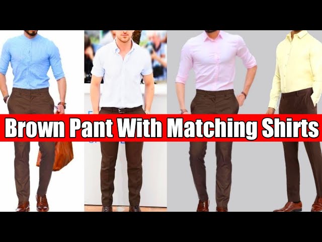 What Color Shirt Goes with Dark Brown Pants  Groenerekenkamer