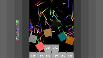 Collect Points and Stay First - Team Marble Race in Algodoo