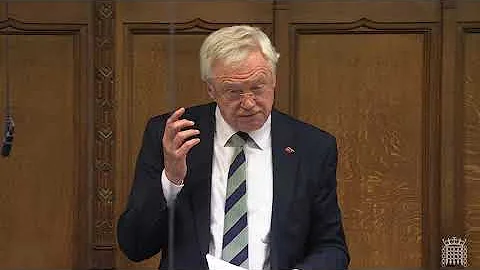 David Davis MP speaks at an Urgent Question on the trial of Soldier F