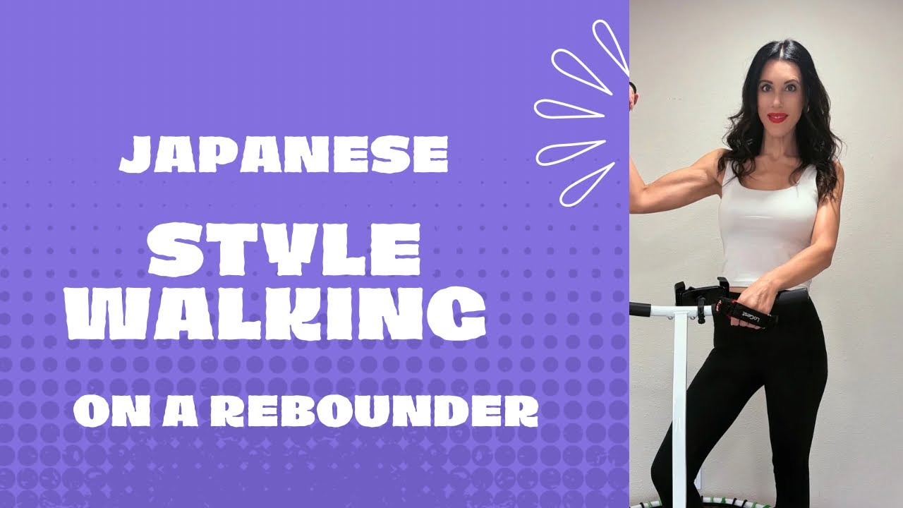 30-минутная тренировка на батуте в японском стиле | Сжигает жир и полезна для суставов!