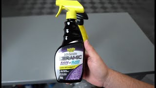 INVISIBLE GLASS HYBRID CERAMIC VS RAIN X GLASS CLEANER & REPELLANT