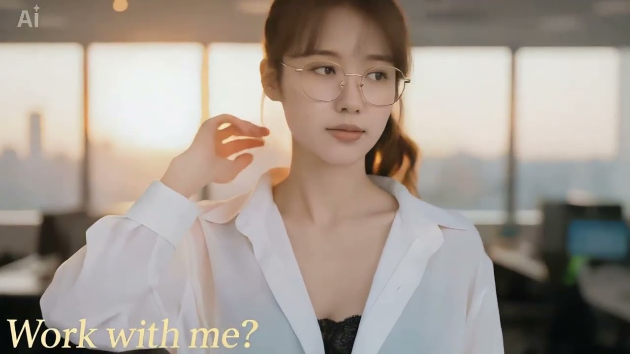 Work with me? | Secret Office Romance | 안경 너머의 눈빛, 그리고 투명한 블라우스