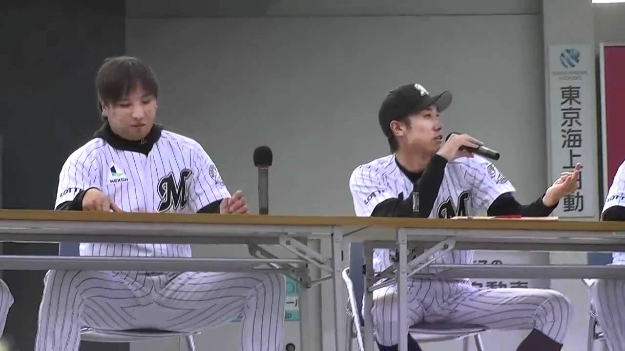 今岡 大松 里崎 渡辺俊 神戸 優勝報告会トークショー（２／３） 優勝意思