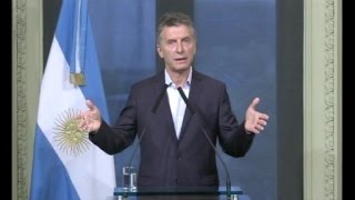 Macri quer acordo razoável com os fundos 'abutres'