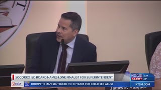 James Vasquez named lone finalist for Socorro ISD superintendent