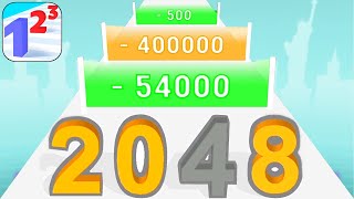 New Video Gameplay 2023 Satisfying Mobile Game: Number Run, Number Masters, Ball Run 2048... Update