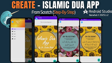Build a Beautiful Islamic Dua App in Android Studio | Modern UI + Navigation Drawer (2025)