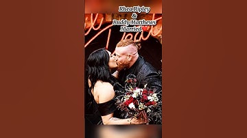 Rhea Ripley & Buddy Matthews got Married ❤️ | WWE & AEW Couple | #viral #shorts #trending