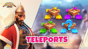 Rise of Kingdoms Lyceum: Teleports