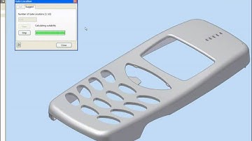 Autodesk Inventor Tooling Tutorial - Core Cavity Considerations with Moldflow Part1.wmv