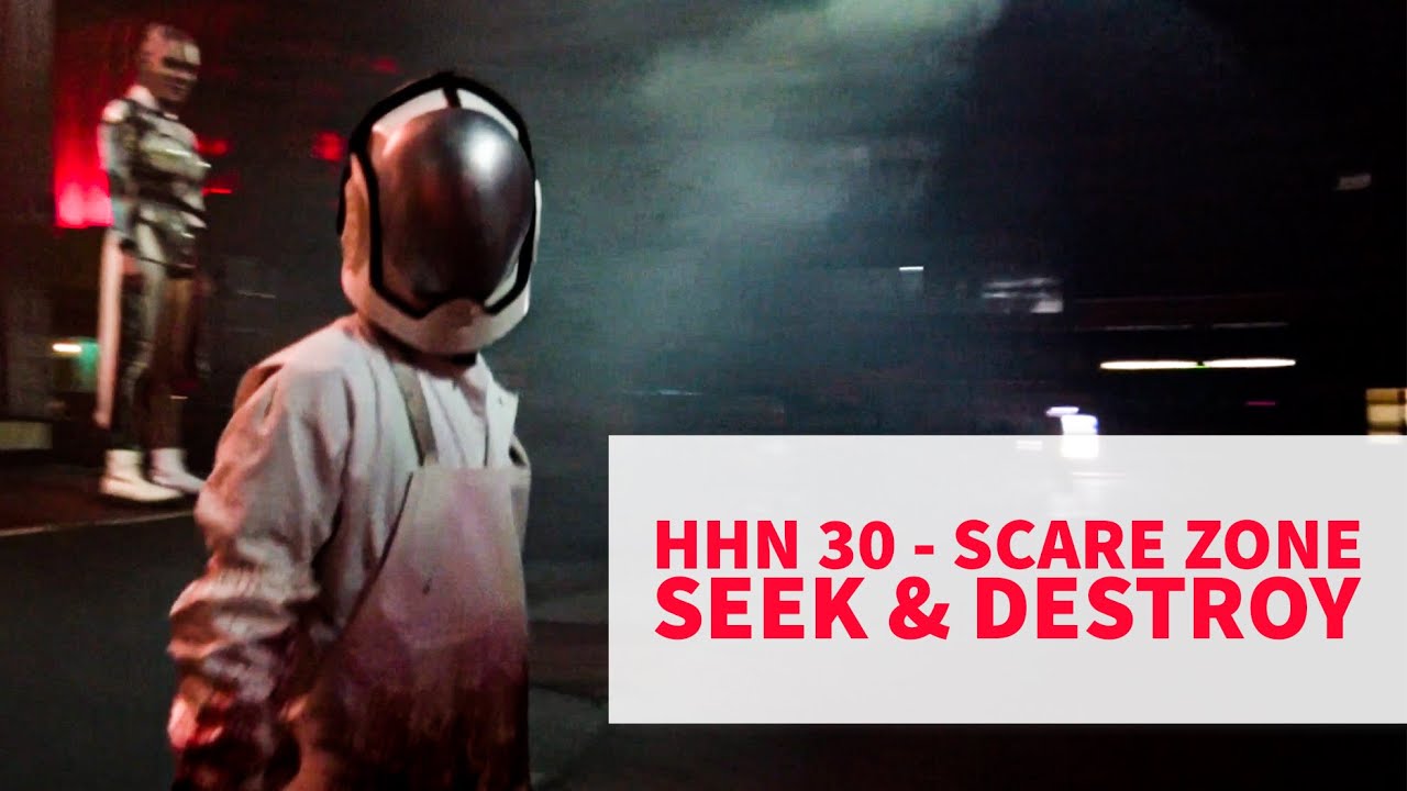 Seek And Destroy Scare Zone | Halloween Horror Nights 30 (2021) | Universal Orlando [4k]