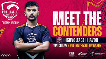 Meet the PMPL Stars ft. HAVOC from HighVoltage | PMPL SA Championship 2021