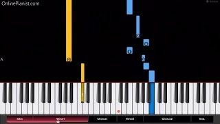 Video thumbnail of "Coldplay - Everglow - EASY Piano Tutorial - How to play Everglow on piano"