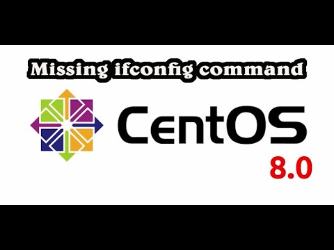 Centos 8 - Install the Missing ifconfig command - YouTube