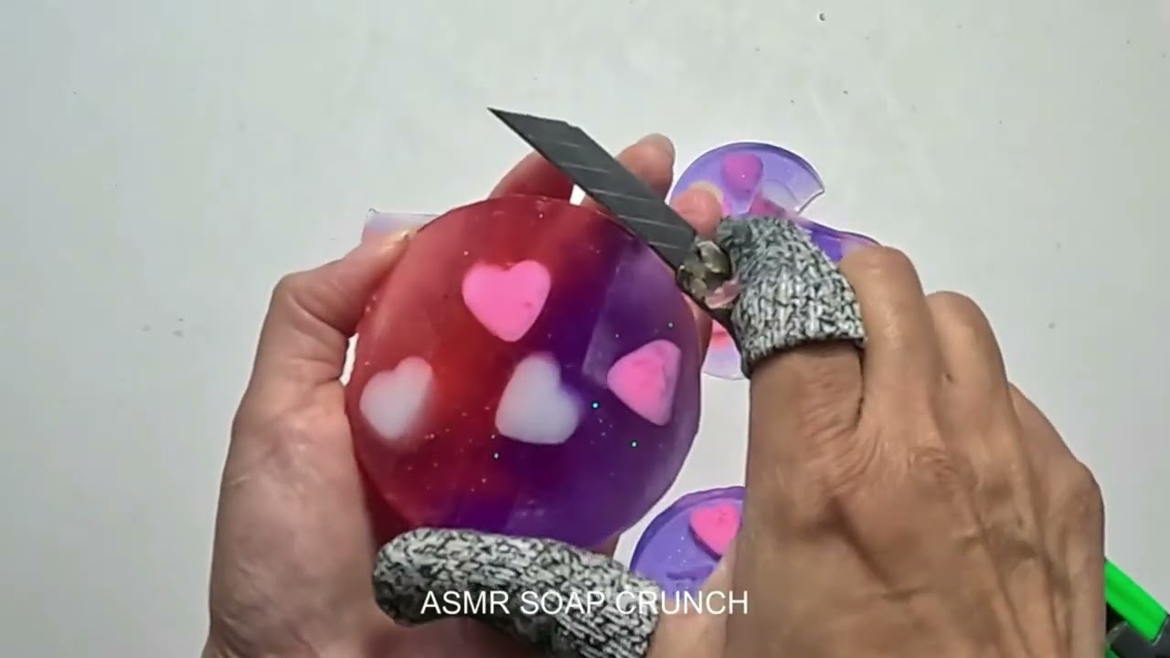 SOFT Soap Cutting ASMR Satisfying Sounds