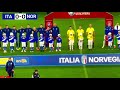 Italy vs Norway 1-4  Highlights Today | UEFA World Cup Qualifiers 2025 Erling Haaland 2 Goal
