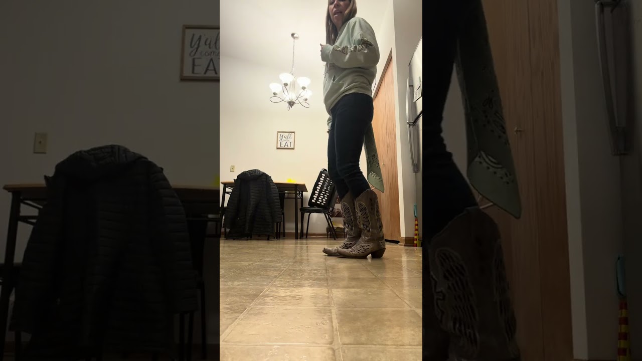 Kerosene Line dance demo - absolute beginner - I am not the choreographer but it’s a fun easy dance!