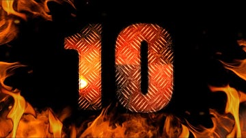 🔥 FIRE & FURY 🔥 10 Second Countdown with VOICE, Fire and Giant Explosion! V3