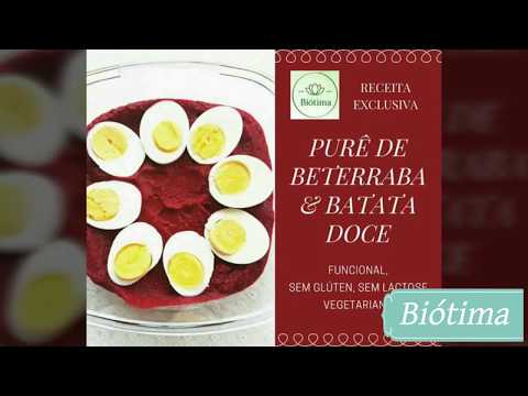 PURÊ BETERRABA & BATATA DOCE - GLUTEN/LACTO FREE