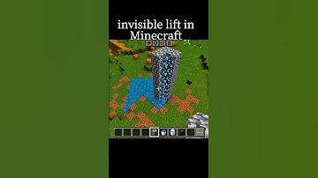 Minecraft’s Invisible Lift Trick 😱 | Secret Hack Mojang Never Expected! 🤯 #funactorgamer