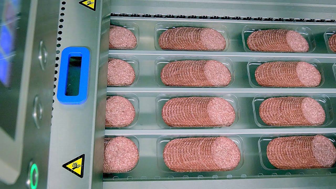 SEALPAC RE25 Thermoformer MAP for Sliced Meat with Auto-Loading and Built-In Labelling