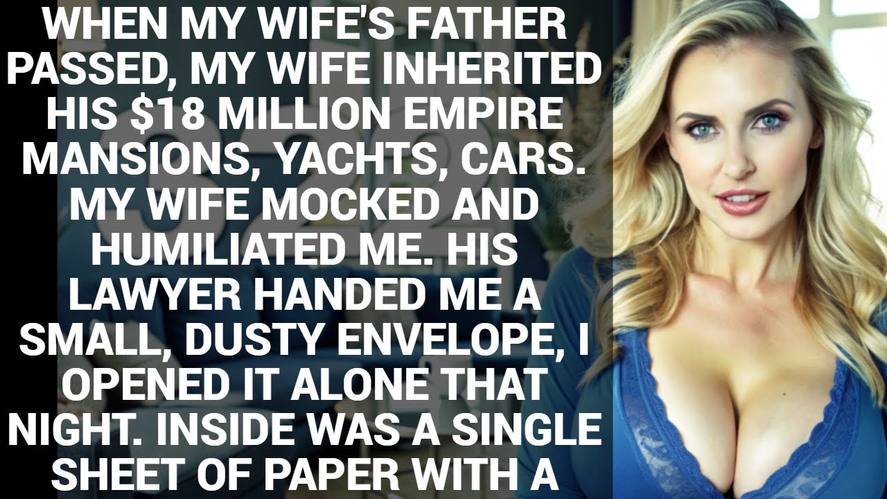 Wife Got $18M from Dad, I Got Dusty Envelope—It Silenced All! 💸