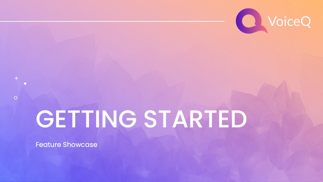VoiceQ - Getting Started - YouTube
